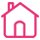 House Icon in Bright Pink | Youth Haven Naples, Florida